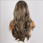 Glueless Lace Front Wig - Natural Highlight | 150% Density Heat-Resistant Synthetic | 26"
