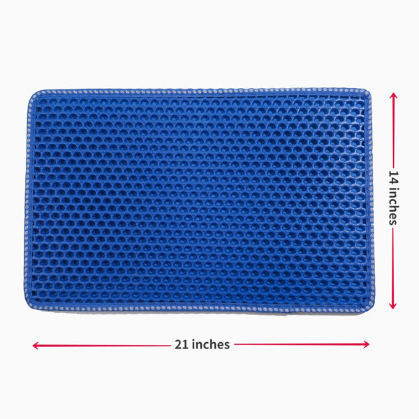 Premium Double Layer Cat Litter Trapping Mat - Waterproof & Urine Proof
