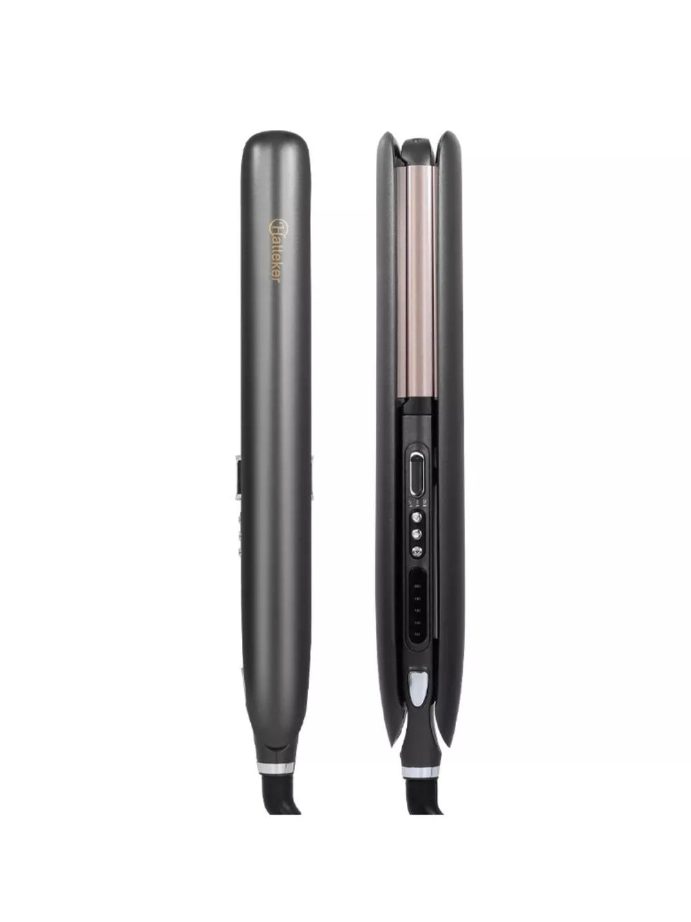 2-in-1 Hair Straightener & Curler – Adjustable Temperature | Multi-Functional Styling Tool