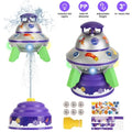 UFO Flying Saucer Water Sprinkler Toy – Outdoor Summer Rocket Fountain for Kids