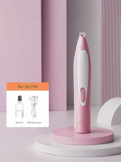 LED Pet Paw Trimmer – Rechargeable, Low Noise | Safe Nail Grooming for Dogs & Cats