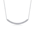 Moissanite Pendant Necklace | S925 Sterling Silver Platinum Plated