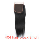 4x4 Straight Wave Lace Closure – 100% Human Hair | Swiss Lace | Natural Color | 8"–26"