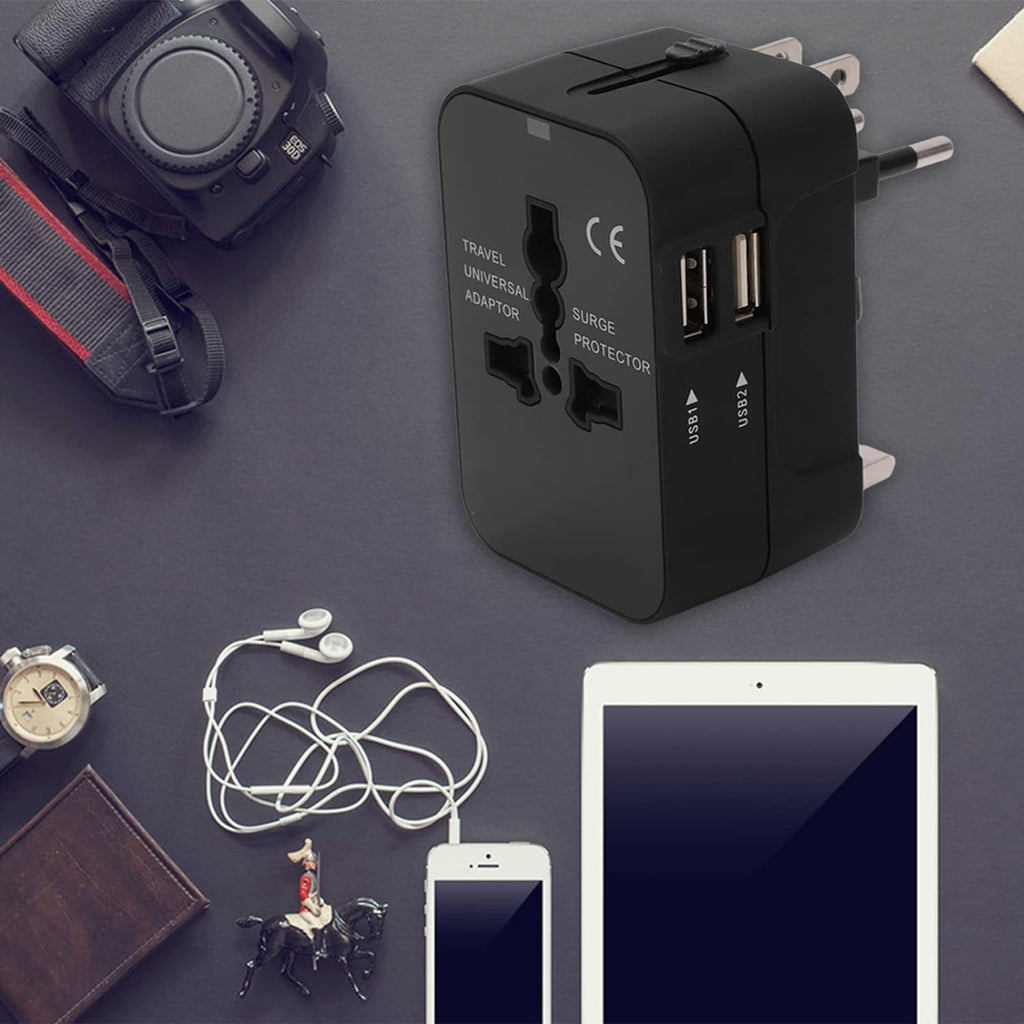 Universal Travel Adapter - All-in-One International Power Plug for 150+ Countries