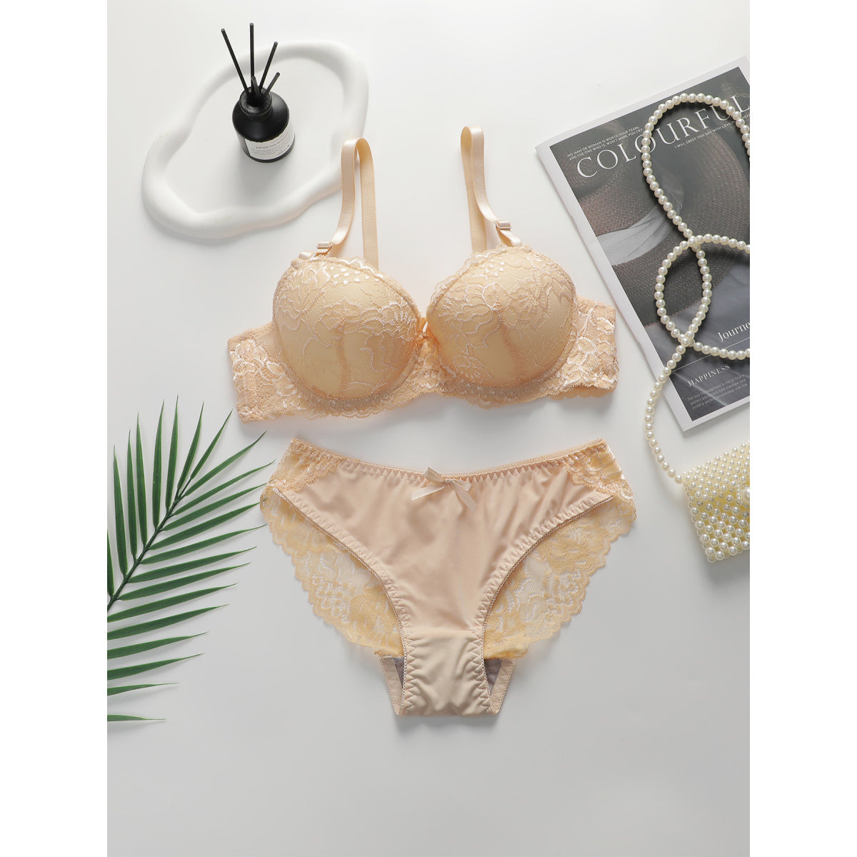 Women's Push-Up Lingerie Set – Soft Bra & Panty Set | Multiple Colors
