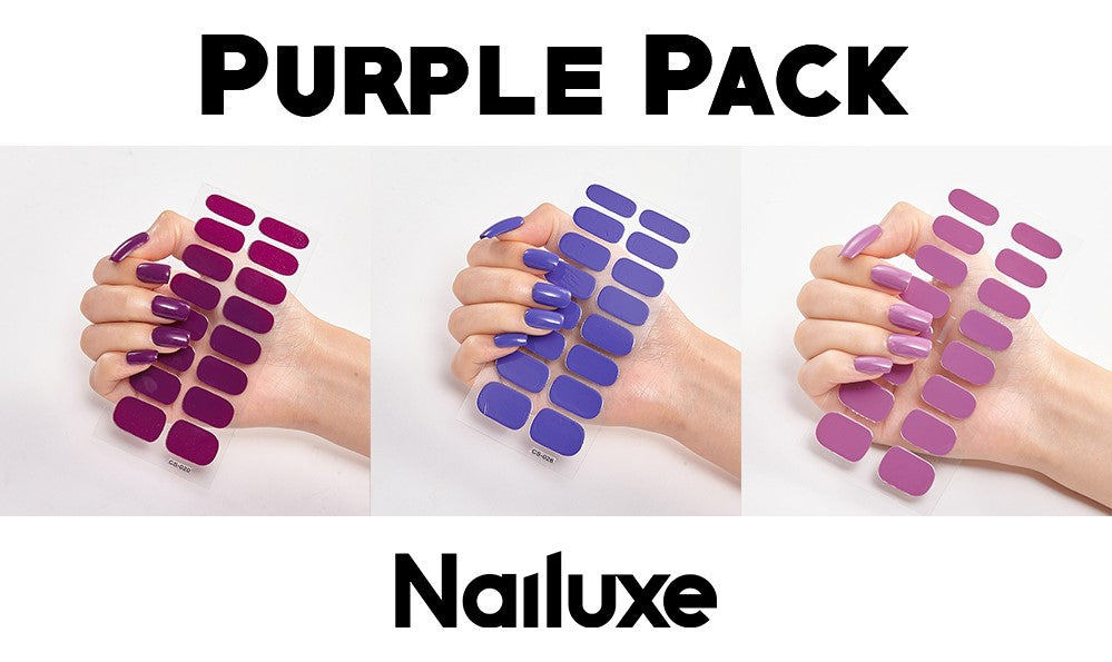 Pure Color Nail Stickers – 16 Solid Shades | Press-On Nail Art Strips