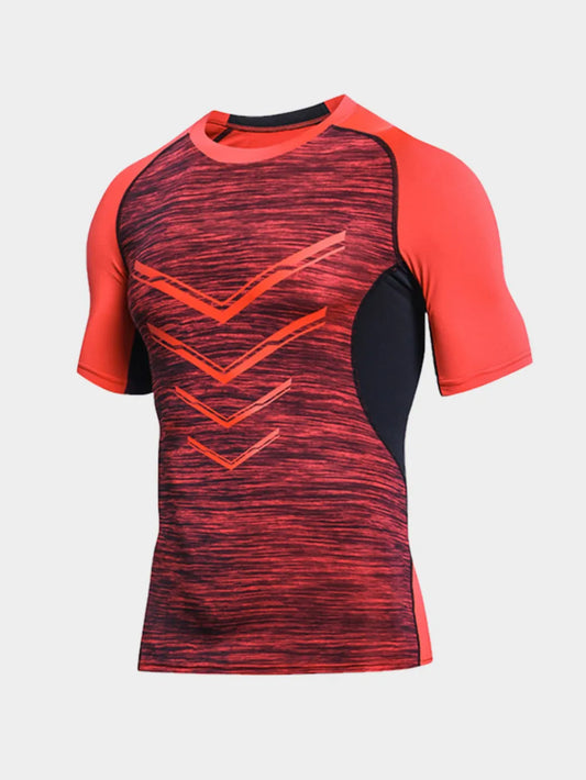 Men's Quick-Dry Active T-Shirt – Moisture-Wicking Seamless Workout Tee