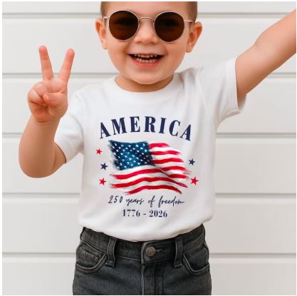 USA 250th Anniversary Shirt – 4th of July Family & Independence Day Tee
