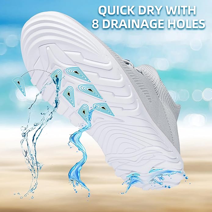 Women's Hypersoft Mesh Slip-On Water Sneakers | Breathable Athletic Walking Shoes