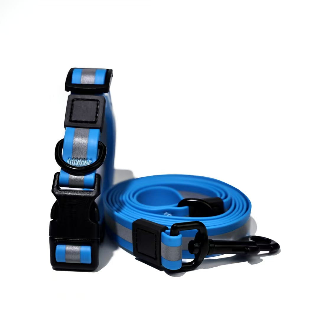 Reflective Dog Leash & Harness Set – High-Visibility Night Walk Safety