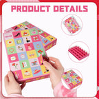 Valentine's Day Countdown Calendar - 24 Day Pink Gift Box Set for Romance & Weddings