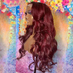 Blonde Lace Front Wig | Long Big Wave Curls | Heat-Resistant Synthetic