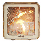 3D Wooden Puzzle Night Light – Love Heart DIY Model Kit | Ambient Desk Lamp for Adults