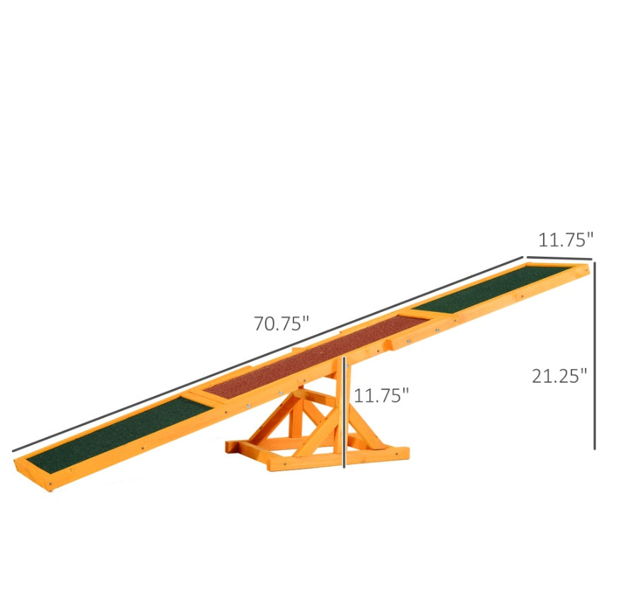 Dog Agility Seesaw – Professional-Grade Training Equipment for All Breeds