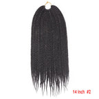 Senegalese Twist Crochet Braiding Hair – Synthetic Box Braids 14" 18" 22"