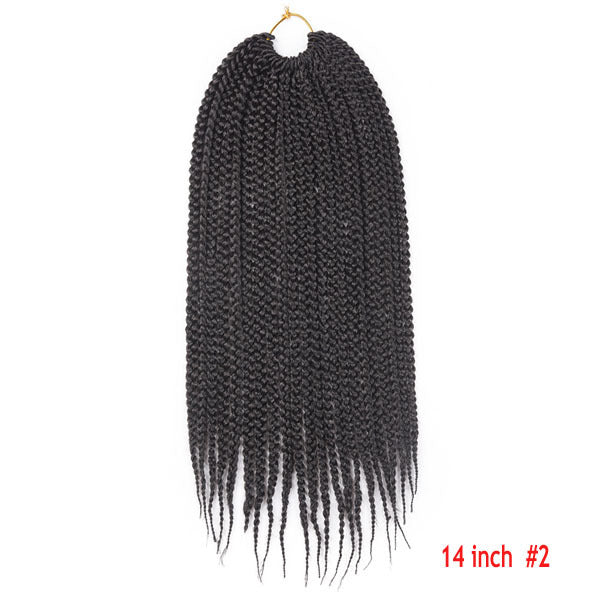 Senegalese Twist Crochet Braiding Hair – Synthetic Box Braids 14" 18" 22"