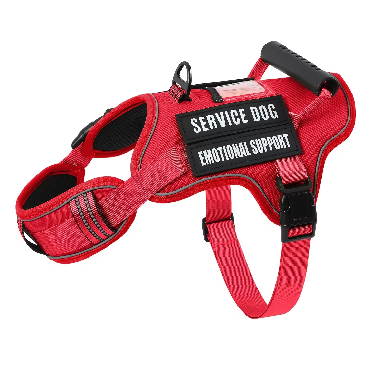 No-Pull Tactical Dog Harness with Handle – Reflective, Adjustable Service Dog Vest for Training & Control