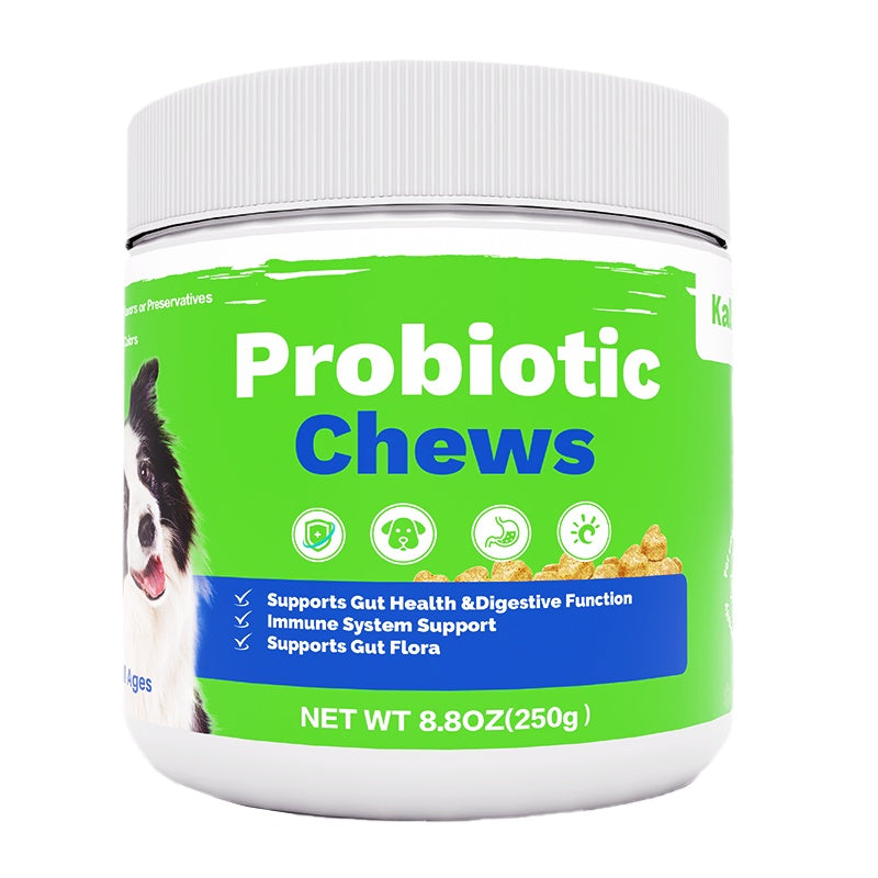 Premium Probiotics Soft Chews for Dogs - Digestive & Immune Support (300g)