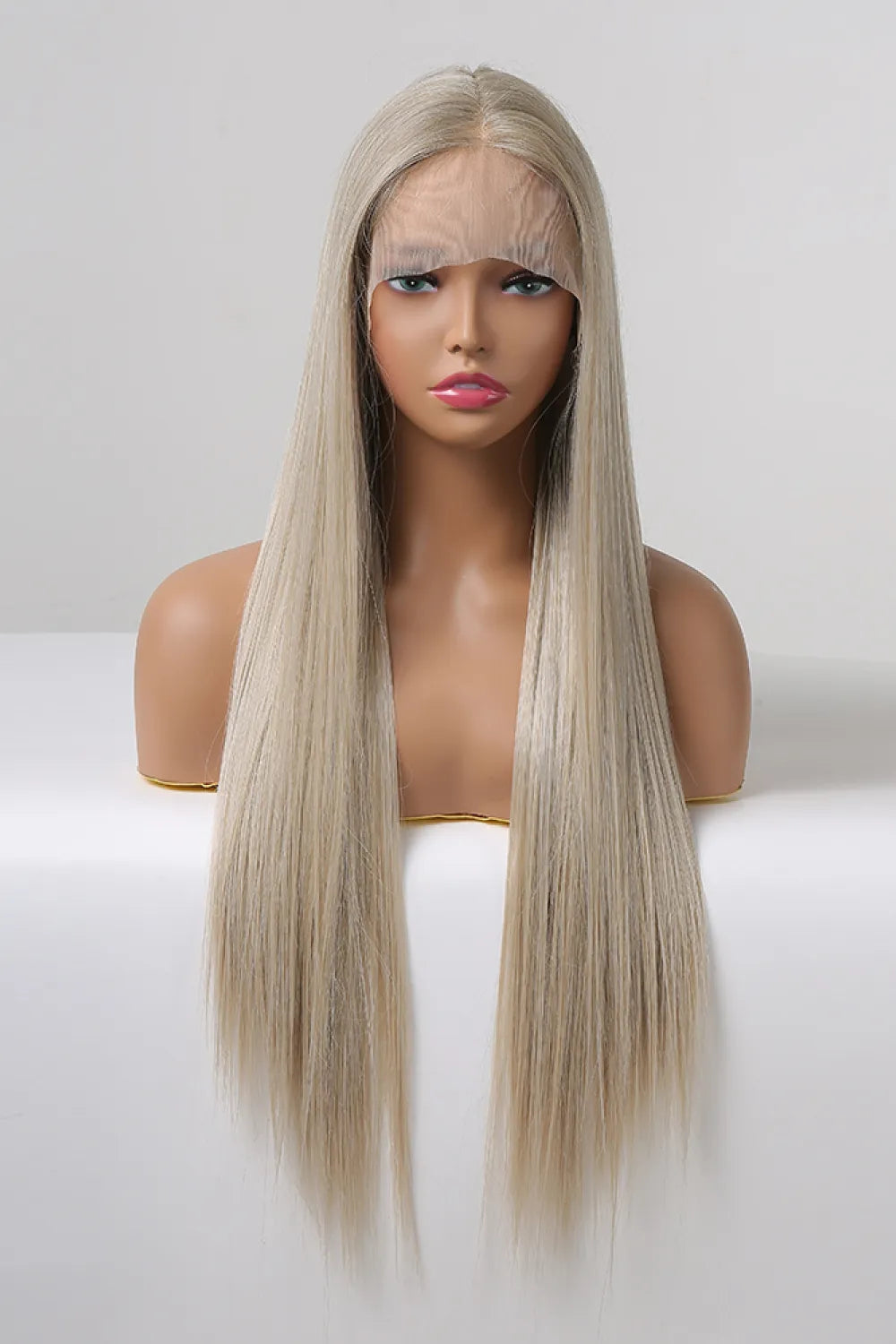 13x2 Lace Front Wig – Synthetic Long Straight 27" | 150% Density