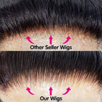 6x4 HD Transparent Lace Front Wig – 100% Vietnamese Virgin Human Hair | Pre-Plucked Natural Hairline | Black Women