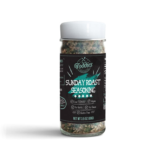 Foddies Low FODMAP Sunday Roast Seasoning, No Onion No Garlic, 3.5 oz