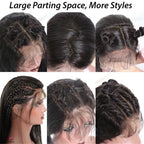 6x4 HD Transparent Lace Front Wig – 100% Vietnamese Virgin Human Hair | Pre-Plucked Natural Hairline | Black Women