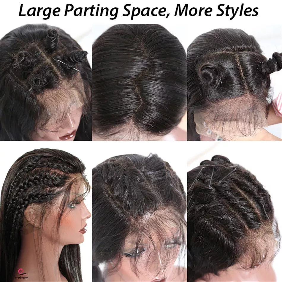 6x4 HD Transparent Lace Front Wig – 100% Vietnamese Virgin Human Hair | Pre-Plucked Natural Hairline | Black Women