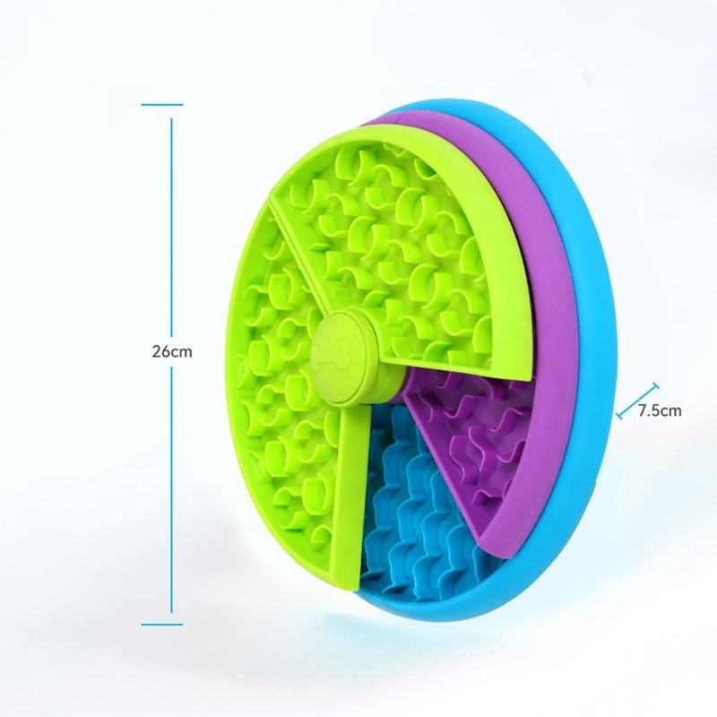 3-in-1 Slow Feeder Dog Bowl - Anti-Choke Puzzle Feeder with Lick Mat for Medium & Large Dogs