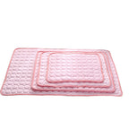 Ice Silk Self-Cooling Pet Mat for Dogs & Cats | No-Power Summer Cooling Pad