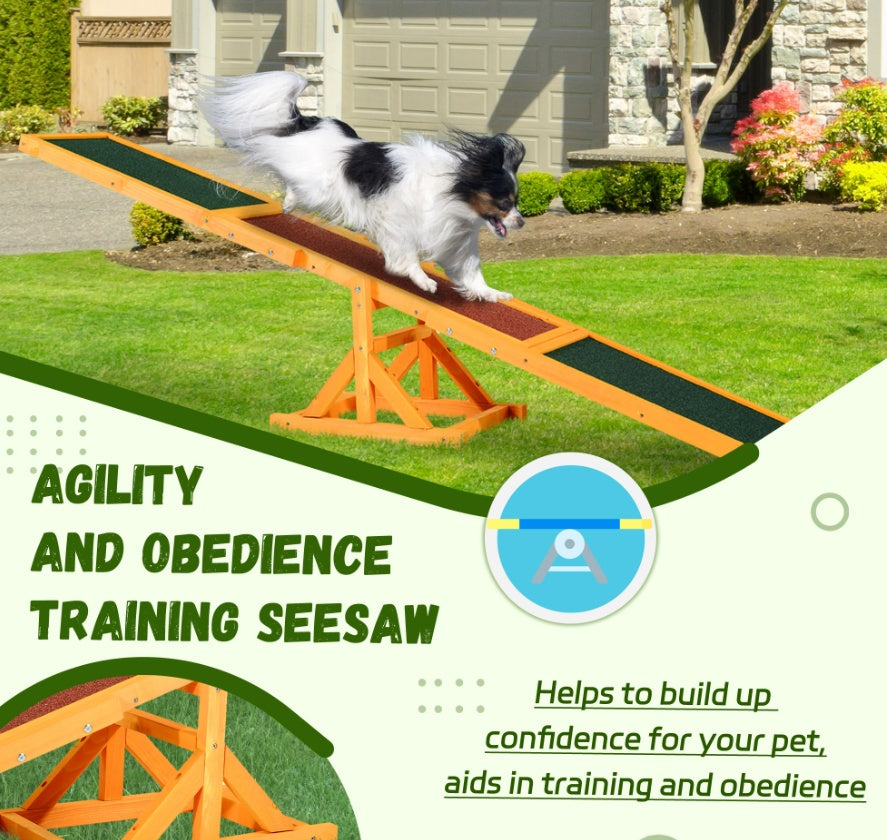 Dog Agility Seesaw – Professional-Grade Training Equipment for All Breeds