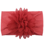 Baby Girl Flower Headband | Soft Chiffon Princess Hair Bow | 13 Colors