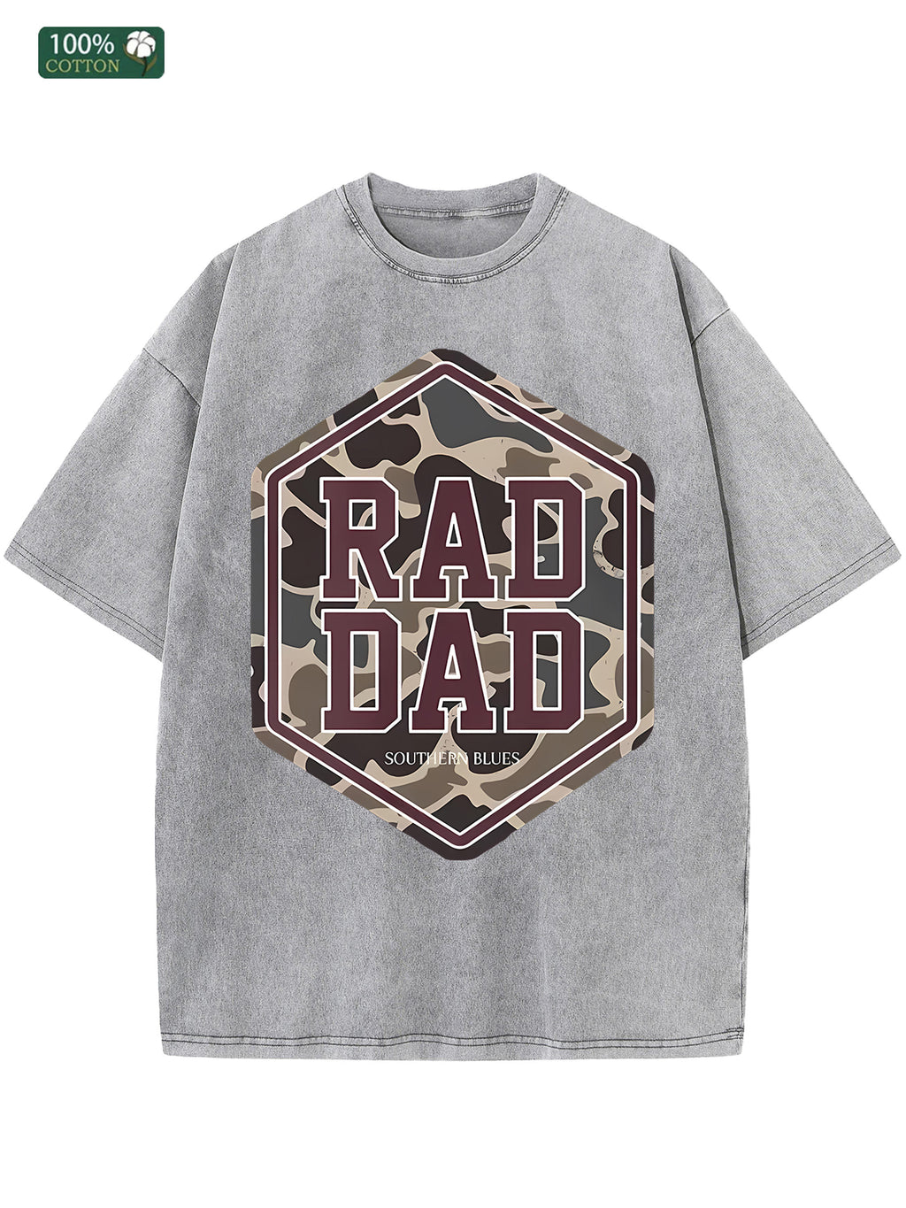 Men's Premium Washed Cotton T-Shirt | Relaxed Fit Short Sleeve Tee