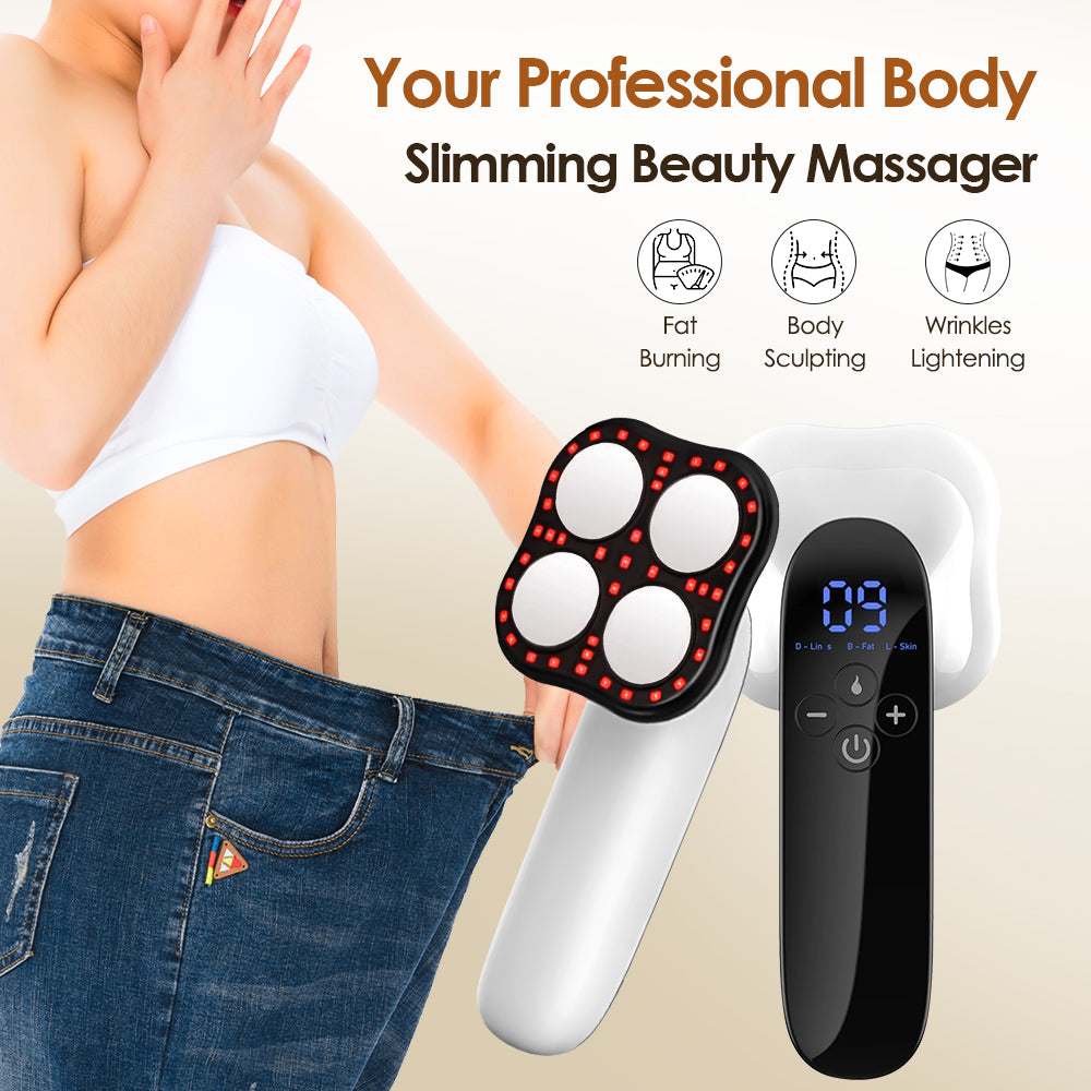 EMS Body Sculpting Device with Red Light Therapy - Professional Fat Burning & Skin Tightening Massager