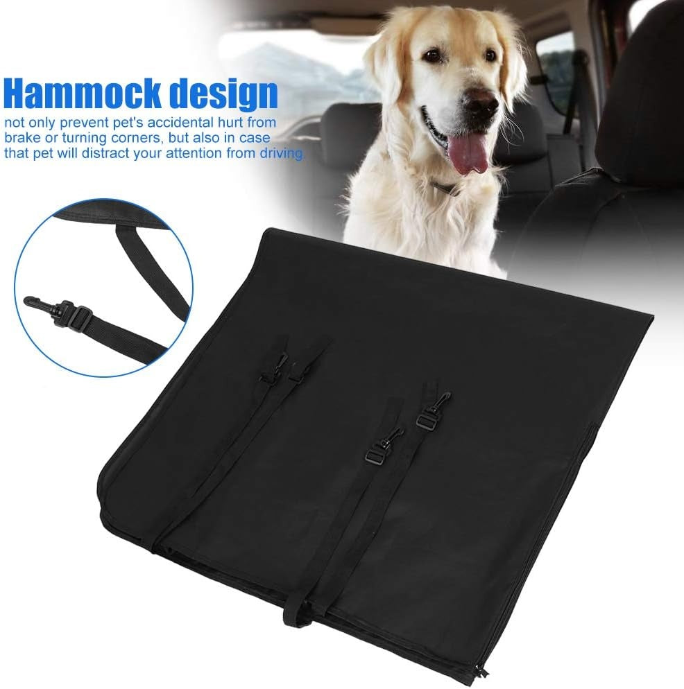Waterproof Dog Car Seat Cover - Extra Large Backseat Protector with 4 Handles
