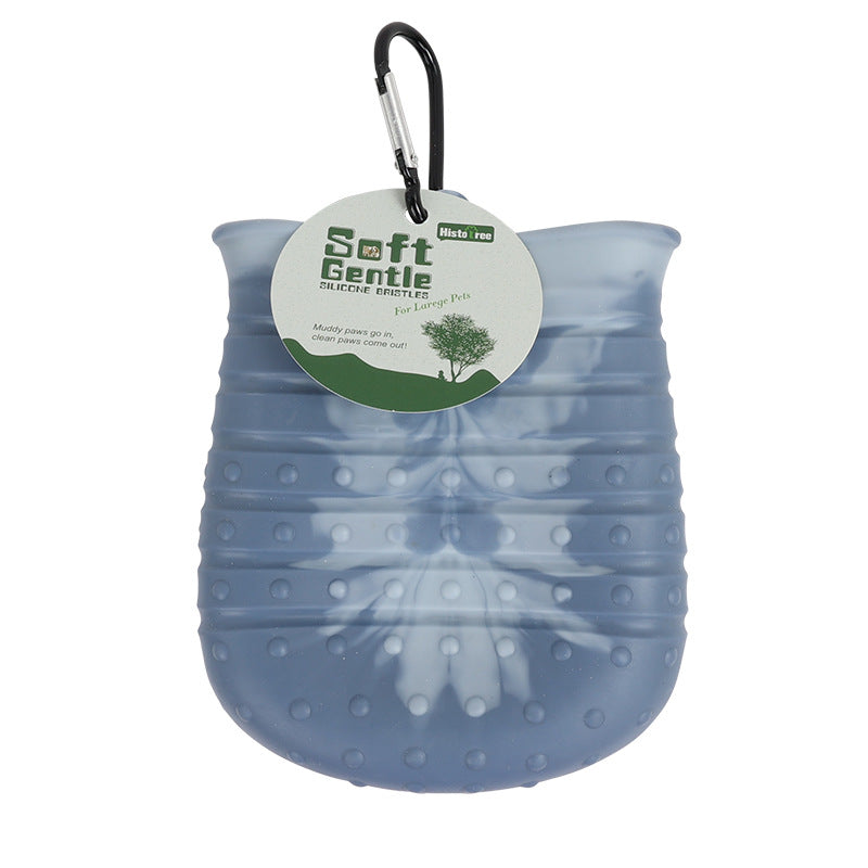 Dog Paw Cleaner Cup - Portable Pet Foot Washer with Soft Silicone Bristles