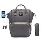 Multi-Pocket Diaper Bag Backpack - Large Capacity Travel Organizer for Moms