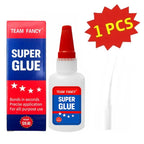 TEAMFANCY Welding High-Strength Oily Super Glue Multi-Surface Adhesive for Wood Metal Ceramic Leather Resin Ceramic Metal Glass Instant Bonding