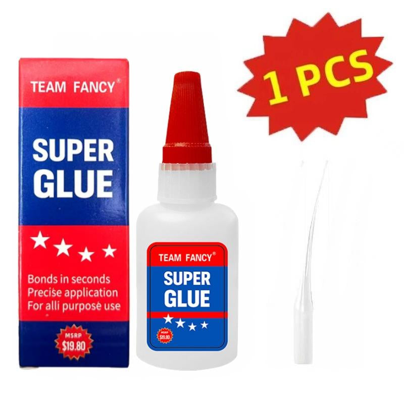 TEAMFANCY Welding High-Strength Oily Super Glue Multi-Surface Adhesive for Wood Metal Ceramic Leather Resin Ceramic Metal Glass Instant Bonding