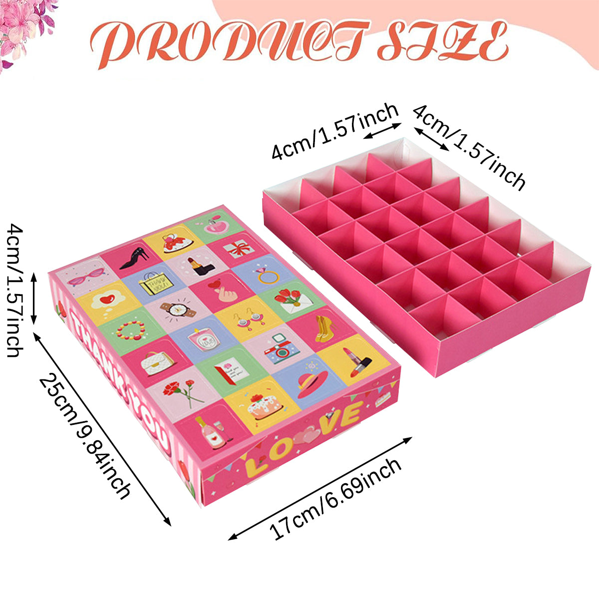 Premium Advent Calendar Gift Boxes - 10 Pack Countdown Boxes for Christmas Holiday