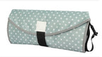 Portable Waterproof Baby Changing Pad - Foldable Travel Diaper Mat with Storage Pockets