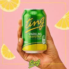 Ting Sparkling Jamaican Grapefruit Flavored Beverage 1 PCS TO 12 PACK – Authentic Caribbean Soda
