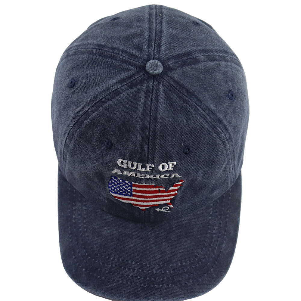 Gulf of America Patriotic Baseball Cap - 2 Pack American Flag Hats for Men & Women