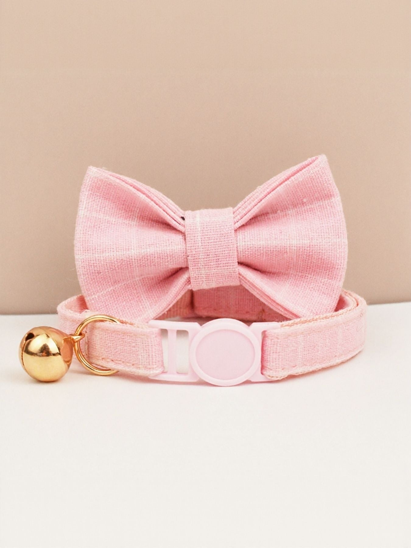 Bow Tie Cat Collar with Bell – 2-Piece Set (Size S & L)