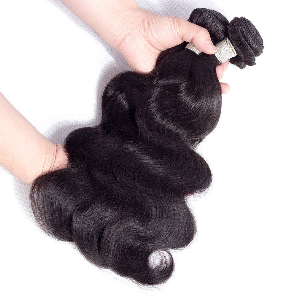 Body Wave Human Hair Bundle Extensions | 100% Virgin Hair | 100g Natural Black | 12–28 Inch