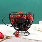 1Pc Coffee Pod Holder Large Capacity Cup Coffee Pod Organizer Coffee Creamer Container Coffee Pod Storage Cup Mug Shape Coffee