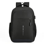 Large Capacity Laptop Backpack - Water-Resistant Oxford Cloth with Tablet Compartment