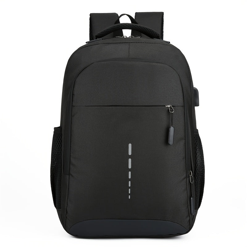 Large Capacity Laptop Backpack - Water-Resistant Oxford Cloth with Tablet Compartment