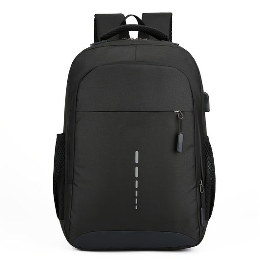 Large Capacity Laptop Backpack - Water-Resistant Oxford Cloth with Tablet Compartment