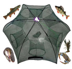 Collapsible Fishing Bait Trap - Easy Catch Crab, Crawfish & Minnow Net for Freshwater & Saltwater