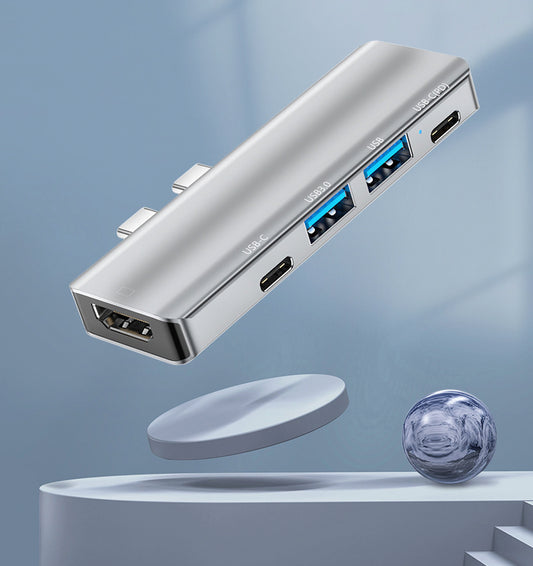7-in-1 USB-C Hub Adapter - 4K HDMI, USB 3.0 Ports for MacBook Pro & Air
